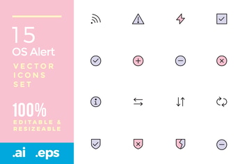 15 OS Alert icons