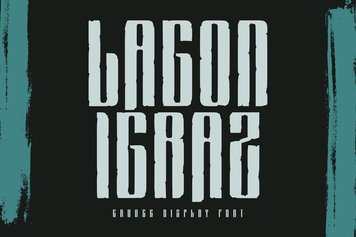 Lagon Igraz Grunge Vintage Display Font