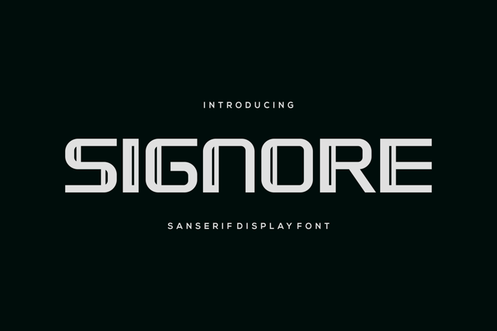 Signore Fonts