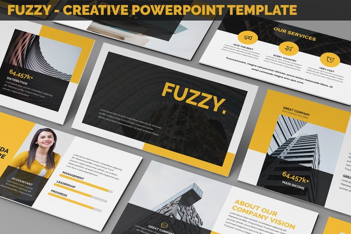 Fuzzy - Creative Powerpoint Presentation Template