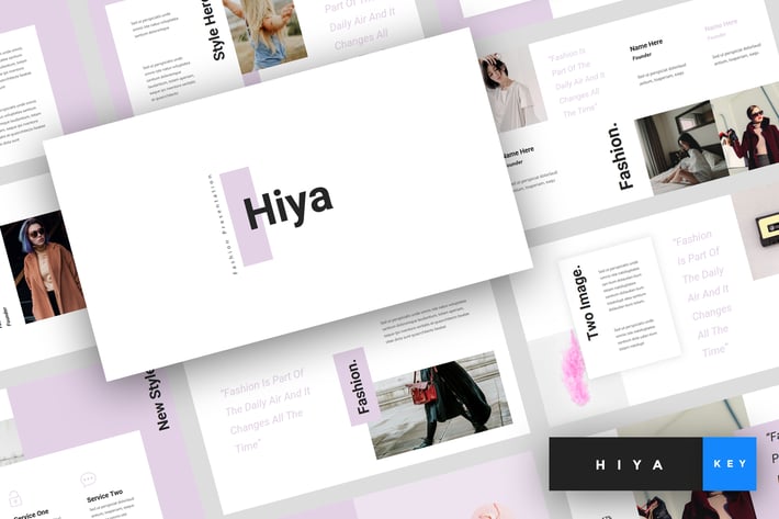 Hiya - Fashion Keynote Template