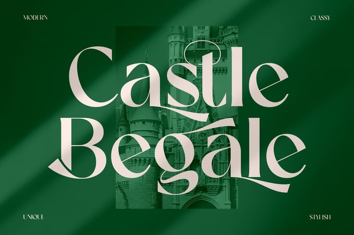 Castle Begale Luxury Serif Font