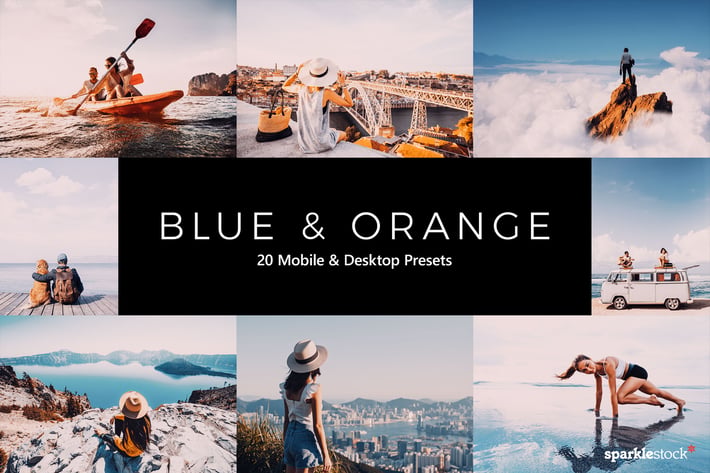 20 Blue and Orange Lightroom Presets & LUTs