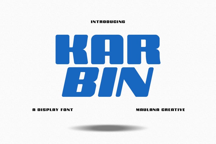 Karbin Sans Serif Display Font