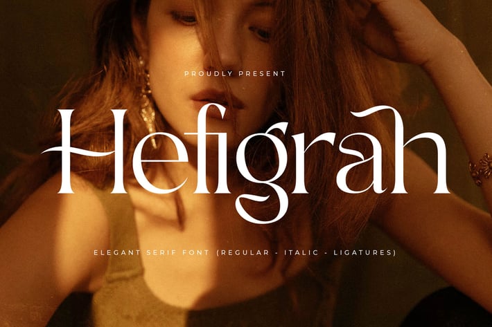 Hefigrah Elegant Serif Font 