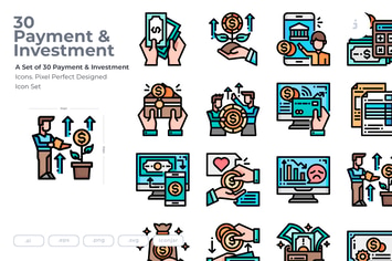 30 Payment and Investment Icons