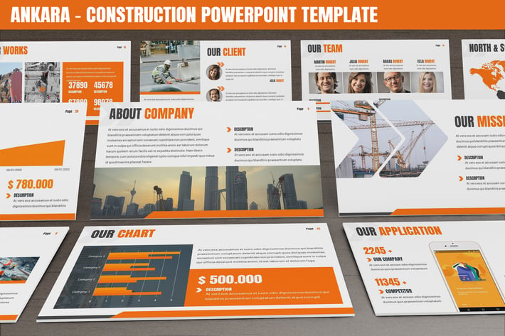 Ankara - Construction Powerpoint Template