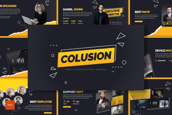 Collusion - Creative Powerpoint Template
