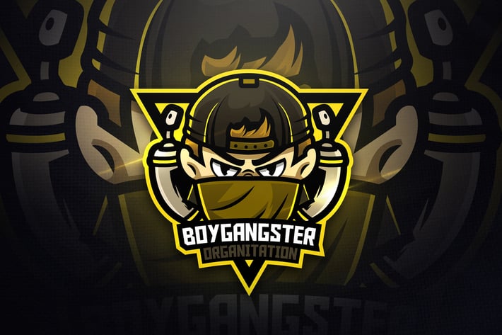 Boygangster - Mascot & Esport Logo
