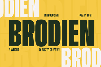 Brodien Condensed Font