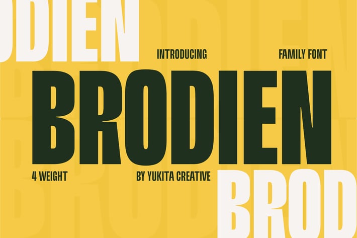 Brodien Condensed Font