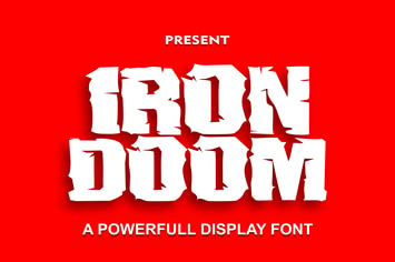 IRon Doom - Powerful Display Font