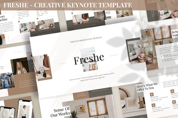 Freshe - Creative Keynote Template