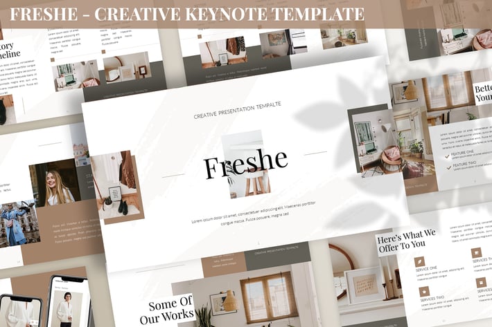 Freshe - Creative Keynote Template