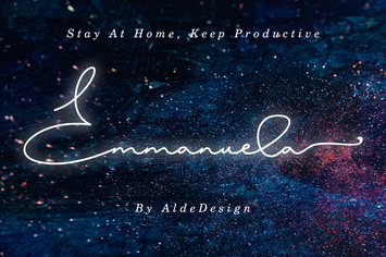 Emmanuela // Signature Font