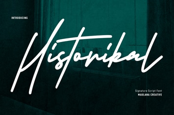 Historikal Signature Script Font