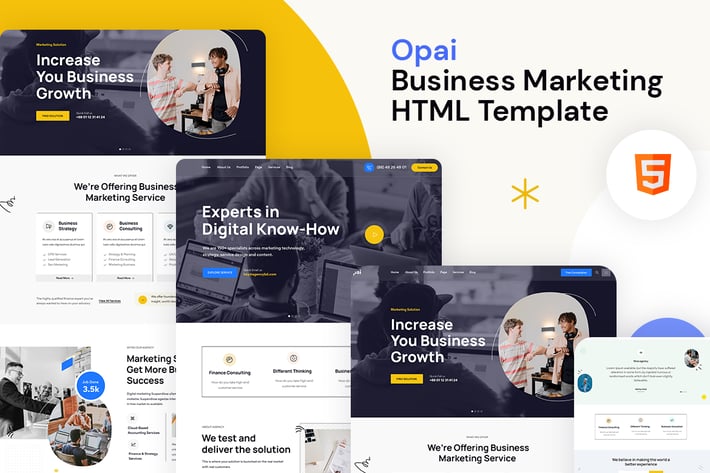 Opai - Business Marketing HTML Template