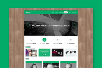 Straight - Minimal PSD Template