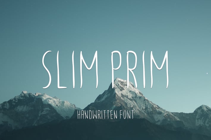 Slim Prim Font