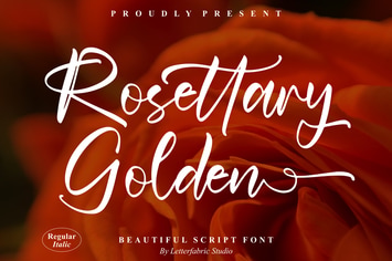 Rosettary Golden Script Font