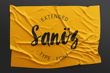 Sanös Extended Script Font