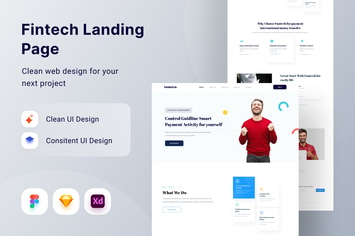 Fintechh Landing Page
