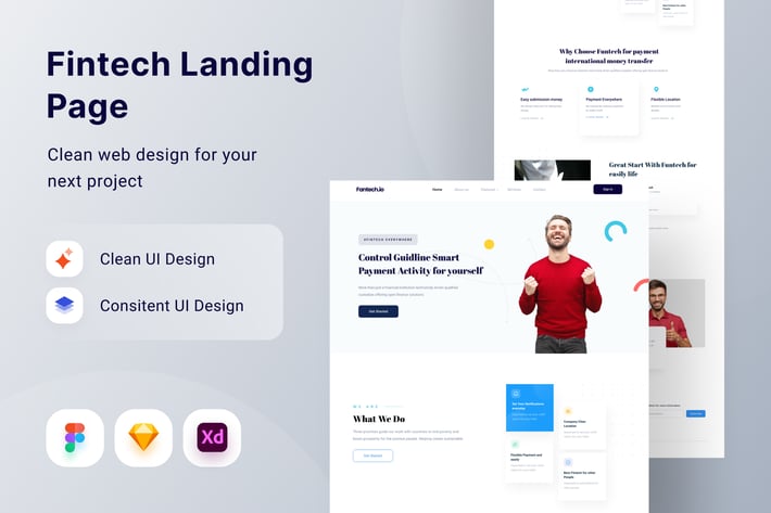 Fintechh Landing Page