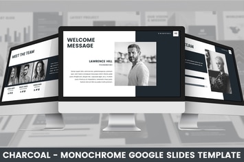 Charcoal - Monochrome Google Slides Template