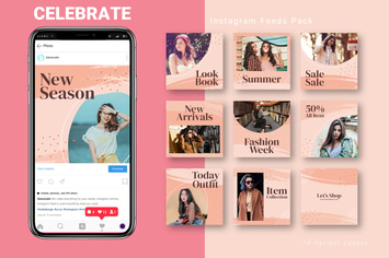 Celebrate - Instagram Feed Pack