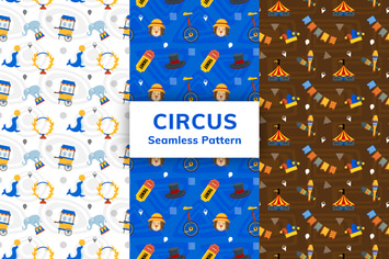Circus Seamless Pattern