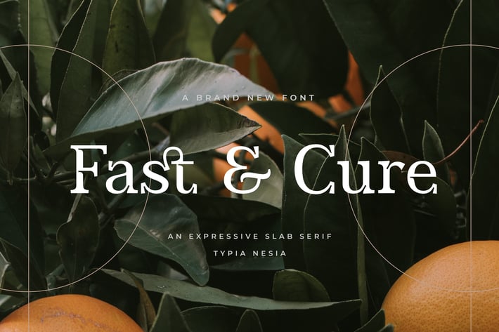 Fast and Cure - Modern Expressive Slab Serif