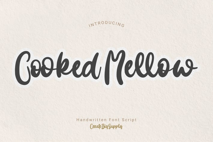 Cooked Mellow - Handwritten Bold