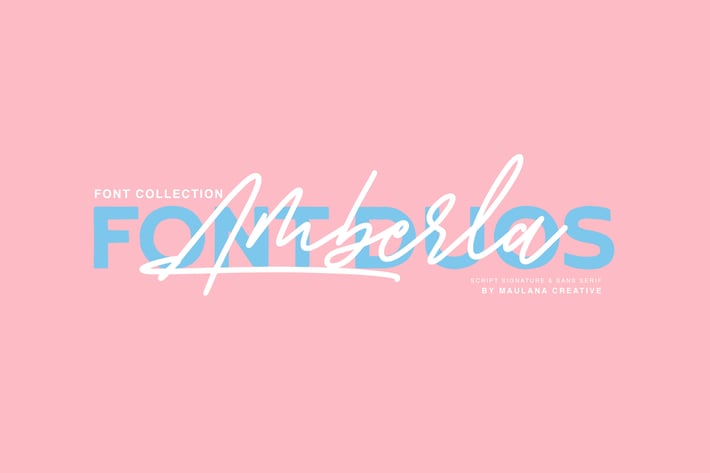 Amberla Script Sans Font