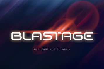 Blastage - Scifi Techno Game Expanded Sans