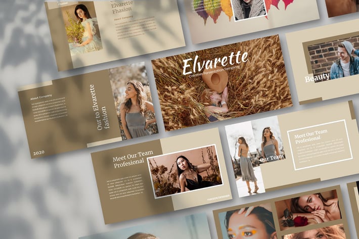 Elvarette - Creative Keynote Template