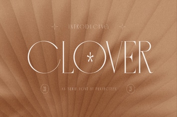 Clover Elegant Serif Font Typeface