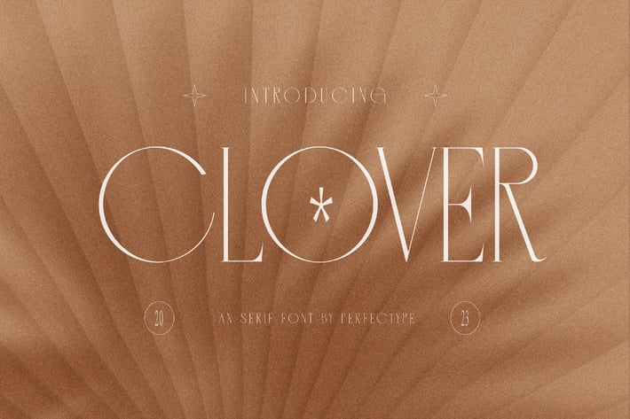 Clover Elegant Serif Font Typeface