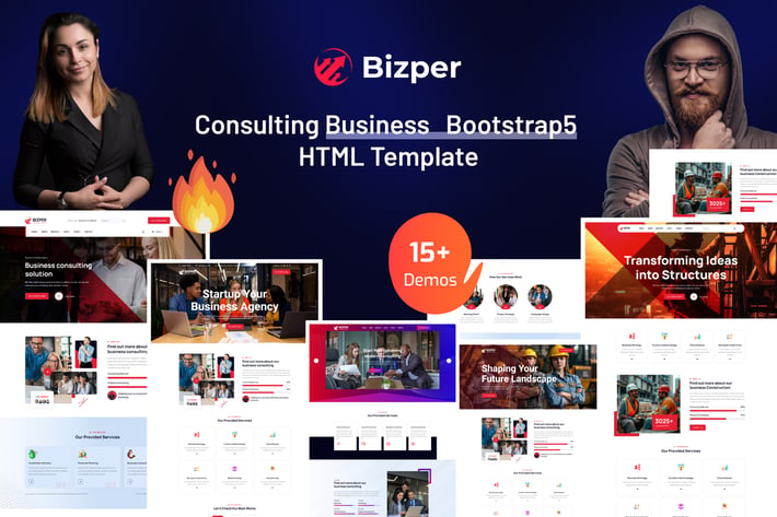 Bizper - Consulting Business Bootstrap5  Template