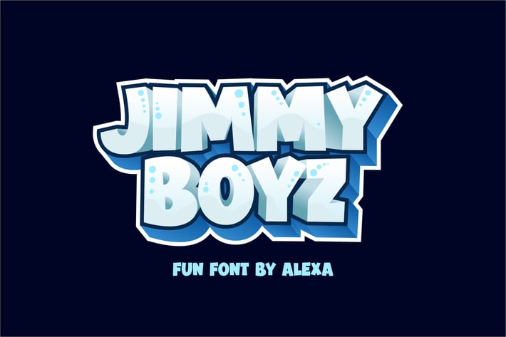 JIMMY BOYZ - Bold and FUN font