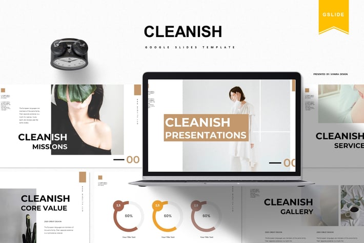 Cleanish | Google Slides Template