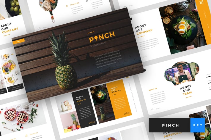 Pinch - Food Keynote Template