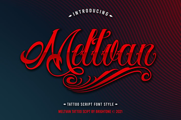 Meltvan - Tattoo Lettering