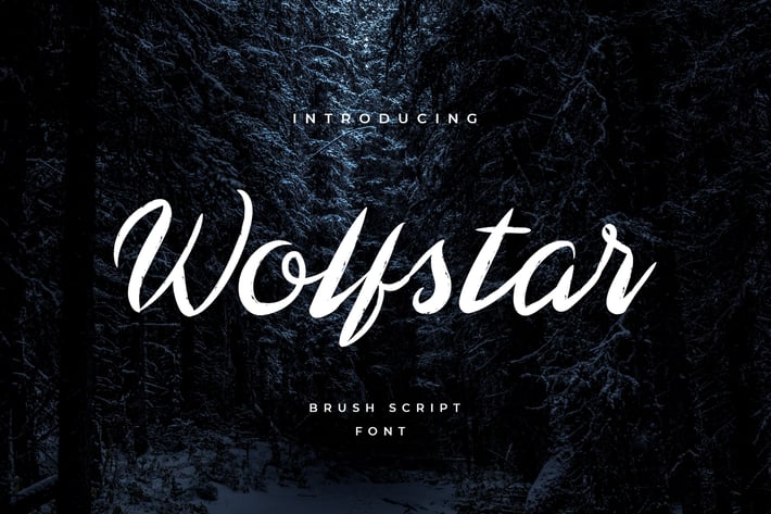 Wolfstar Modern Script Handwritten Font