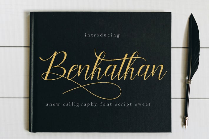 Benhathan Script Font