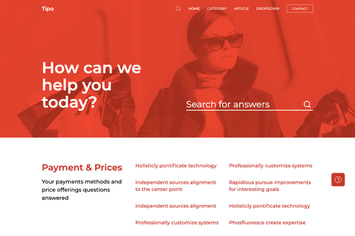 Tipo - Helpdesk and Documentation HTML5 Template