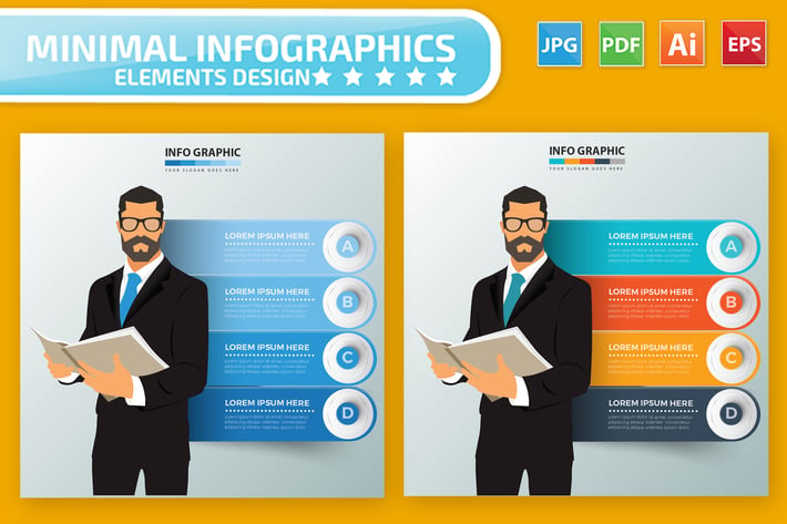 Businessman Infographics design