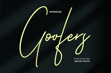Goofers Tall Script Font