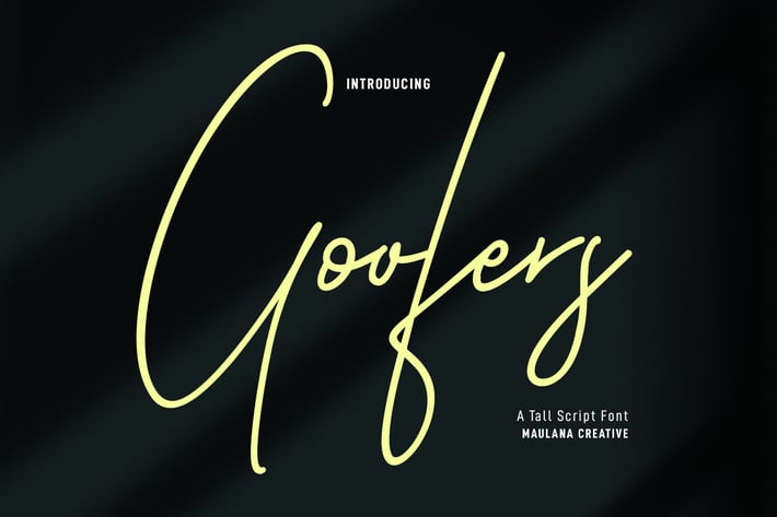 Goofers Tall Script Font