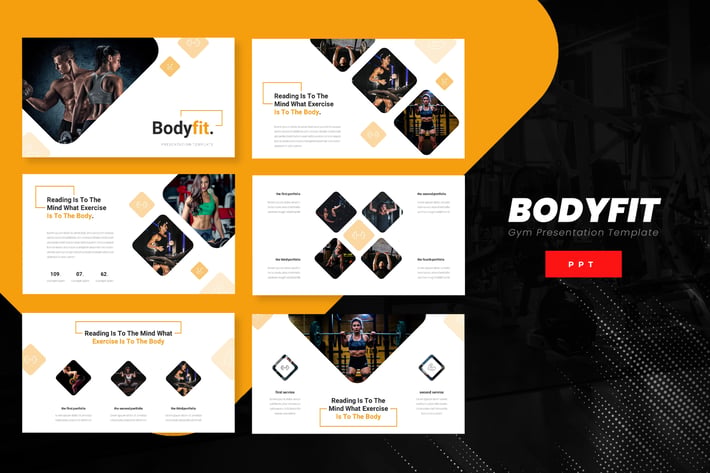Bodyfit - Fitness Powerpoint Presentation Template