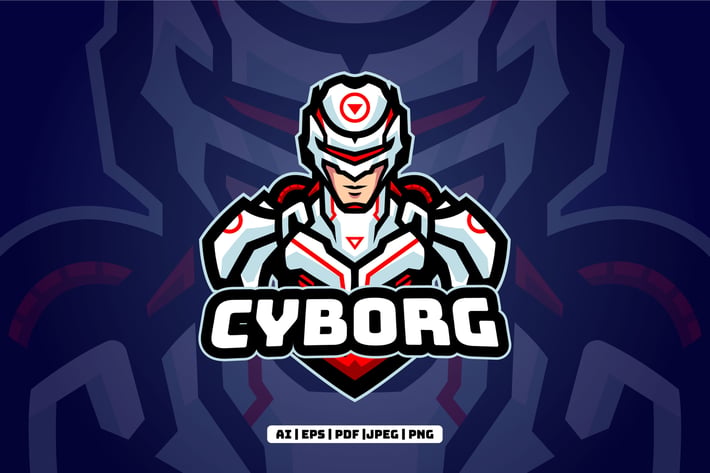 Cyborg Esports Mascot Logo